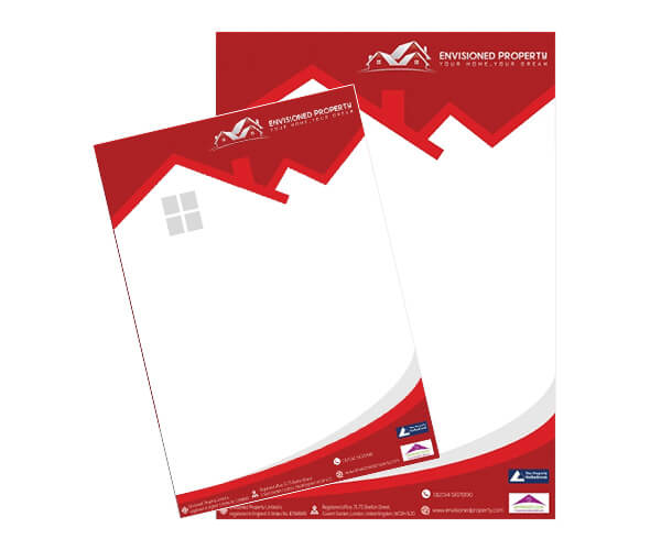 Taj Printing providing custom printed letterheads, packaging, and stationary services. All types of custom letterheads, free shipping and delivery across USA.